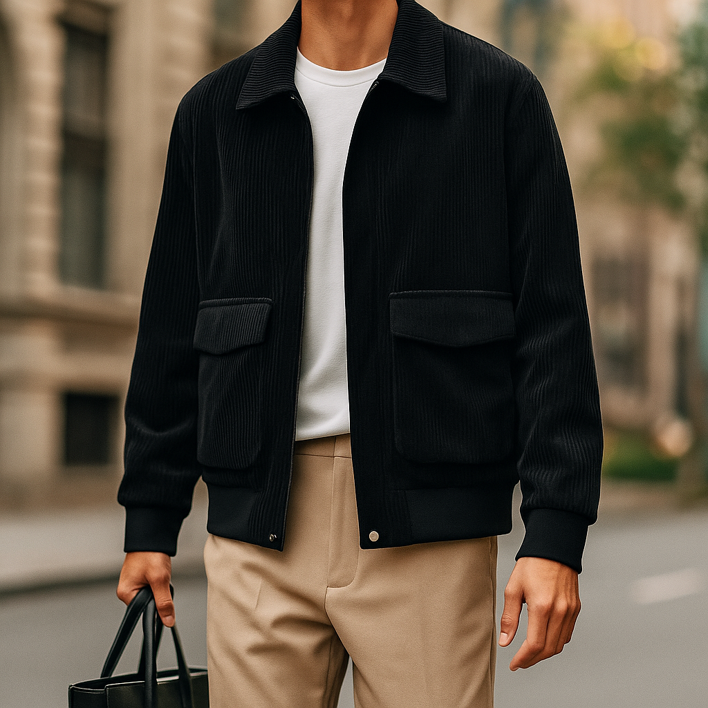 Brendan - Vintage Textured Jacket | By Mason & Reed London
