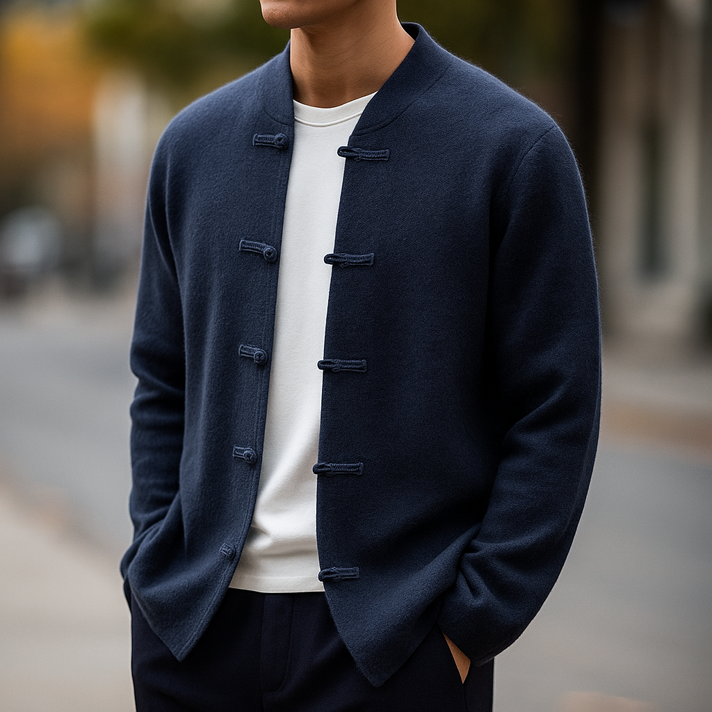 Barry - Refined Button Cardigan | By Mason & Reed London