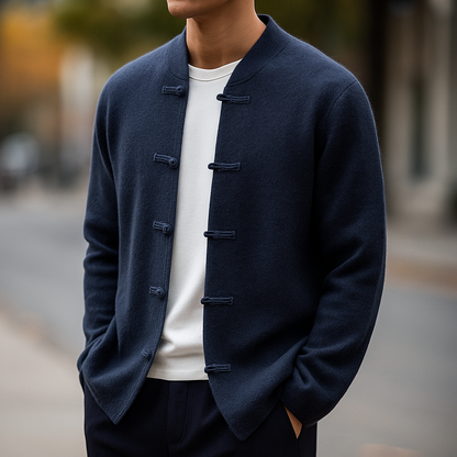 Barry - Refined Button Cardigan | By Mason & Reed London