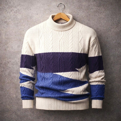 Arnold - Timeless Colour Block Sweater | By Mason & Reed London