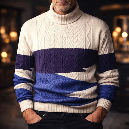 Arnold - Timeless Colour Block Sweater | By Mason & Reed London