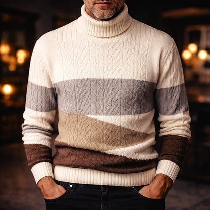 Arnold - Timeless Colour Block Sweater | By Mason & Reed London