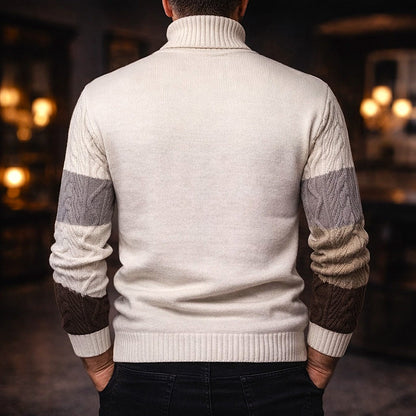 Arnold - Timeless Colour Block Sweater | By Mason & Reed London