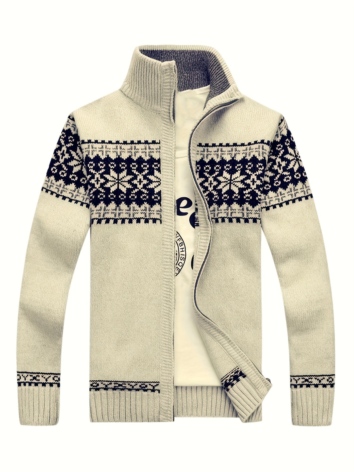 Abraham - Heritage Patterned Cardigan | By Mason & Reed London