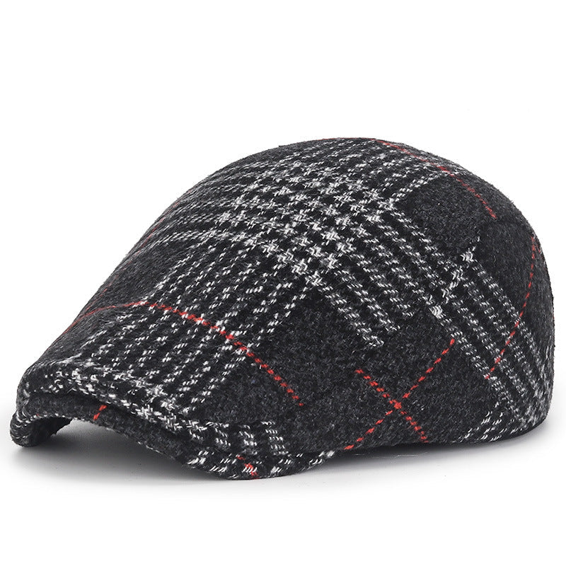 Oakes - Heritage Plaid Wool Cap | By Mason & Reed London