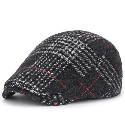 Oakes - Heritage Plaid Wool Cap | By Mason & Reed London