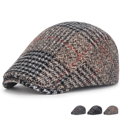 Oakes - Heritage Plaid Wool Cap | By Mason & Reed London