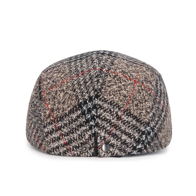 Oakes - Heritage Plaid Wool Cap | By Mason & Reed London