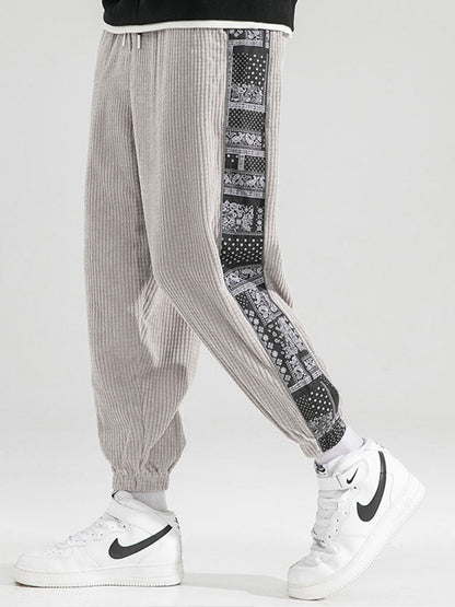 Dennis - Paisley Panel Pants | By Mason & Reed London