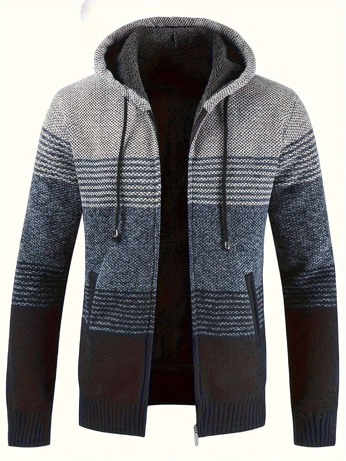 Abel - Vintage Striped Hooded Cardigan | By Mason & Reed London