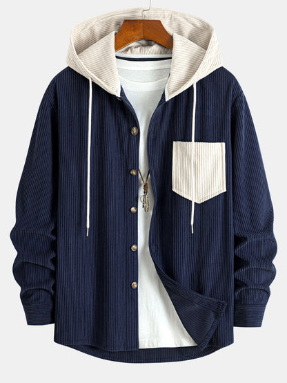 Edwin - Casual Hooded Shirt Jacket | By Mason & Reed London