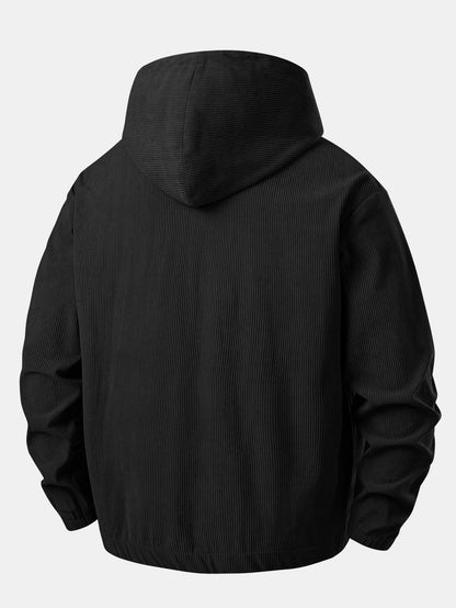 Phillip - Relaxed Quarter-Zip Hoodie | By Mason & Reed London