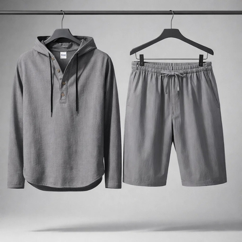 Rafferty - Casual Linen Shirt & Shorts Set | By Mason & Reed London