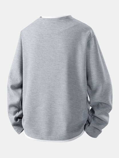 Daniel - Layered Long Sleeve T-Shirt | By Mason & Reed London