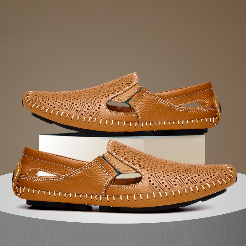 Leory - Classic Italian Comfort Sandals | By Mason & Reed London