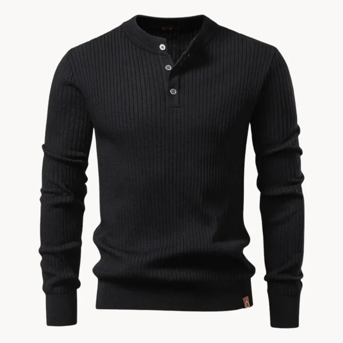 Antoine - Modern Crew Neck Textured Sweater | By Mason & Reed London