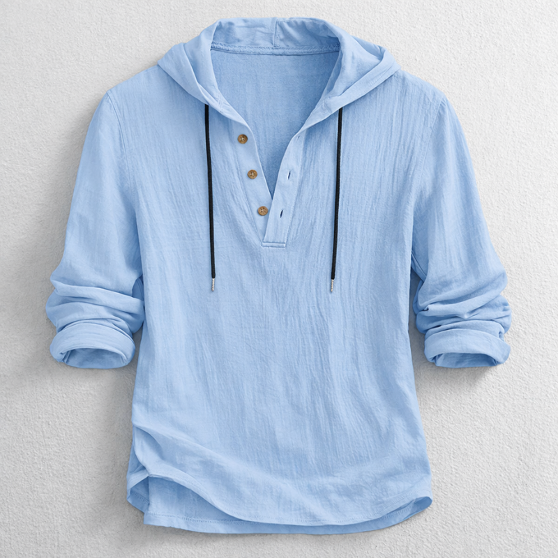 Tiernan - Relaxed Utility Hoodie Shirt | By Mason & Reed London