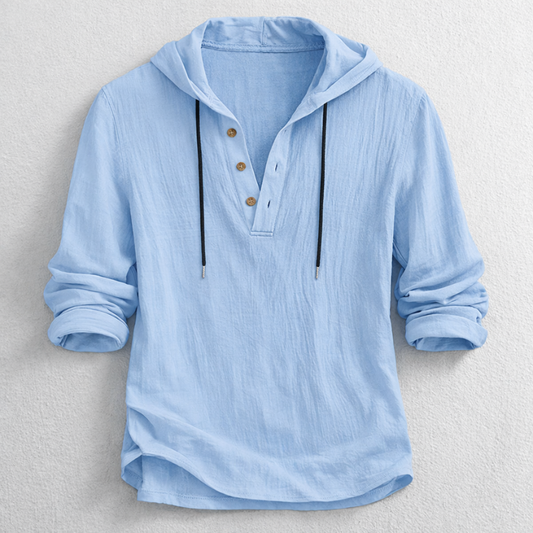 Tiernan - Relaxed Utility Hoodie Shirt | By Mason & Reed London