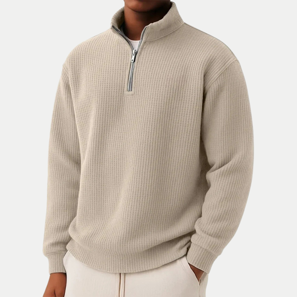 Chase - Zip Sweater | By Mason & Reed London