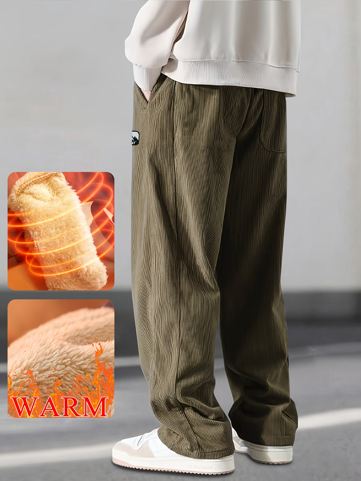 Darin - Warm Relaxed Winter Trousers | By Mason & Reed London