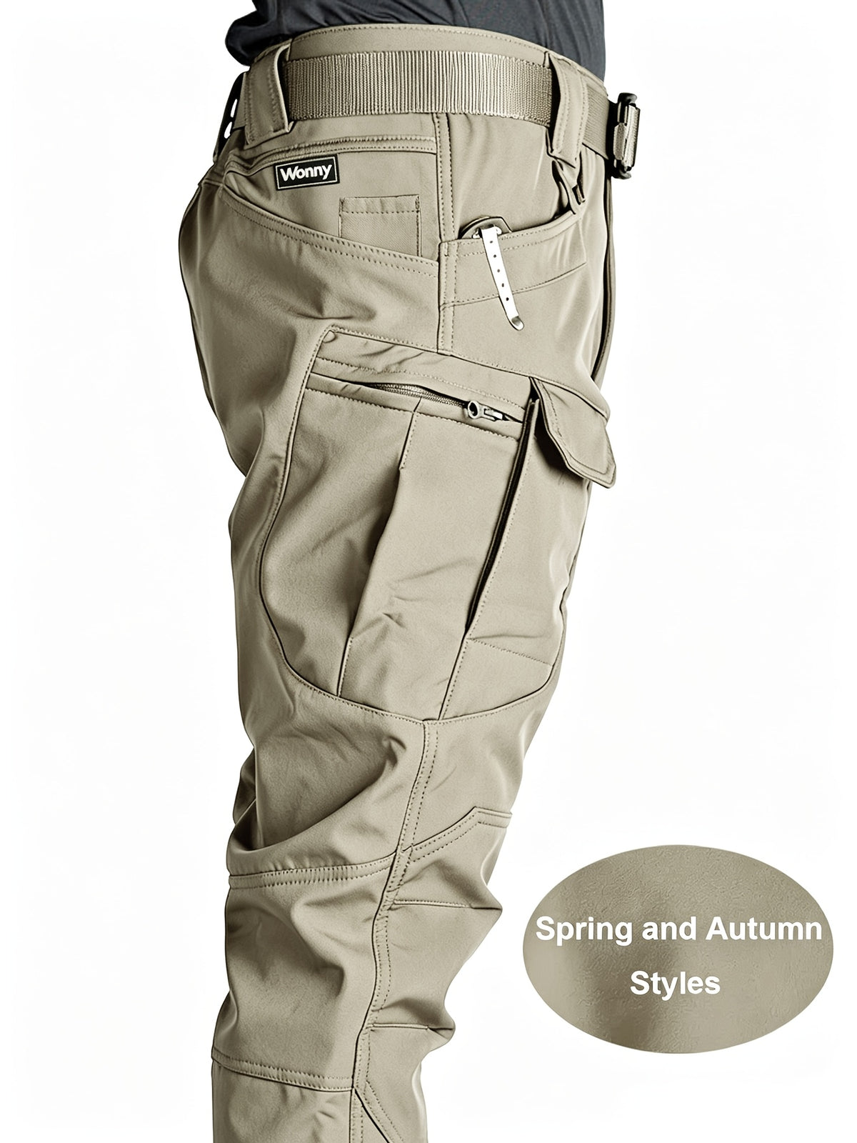 Darren - Casual Utility Cargo Trousers | By Mason & Reed London