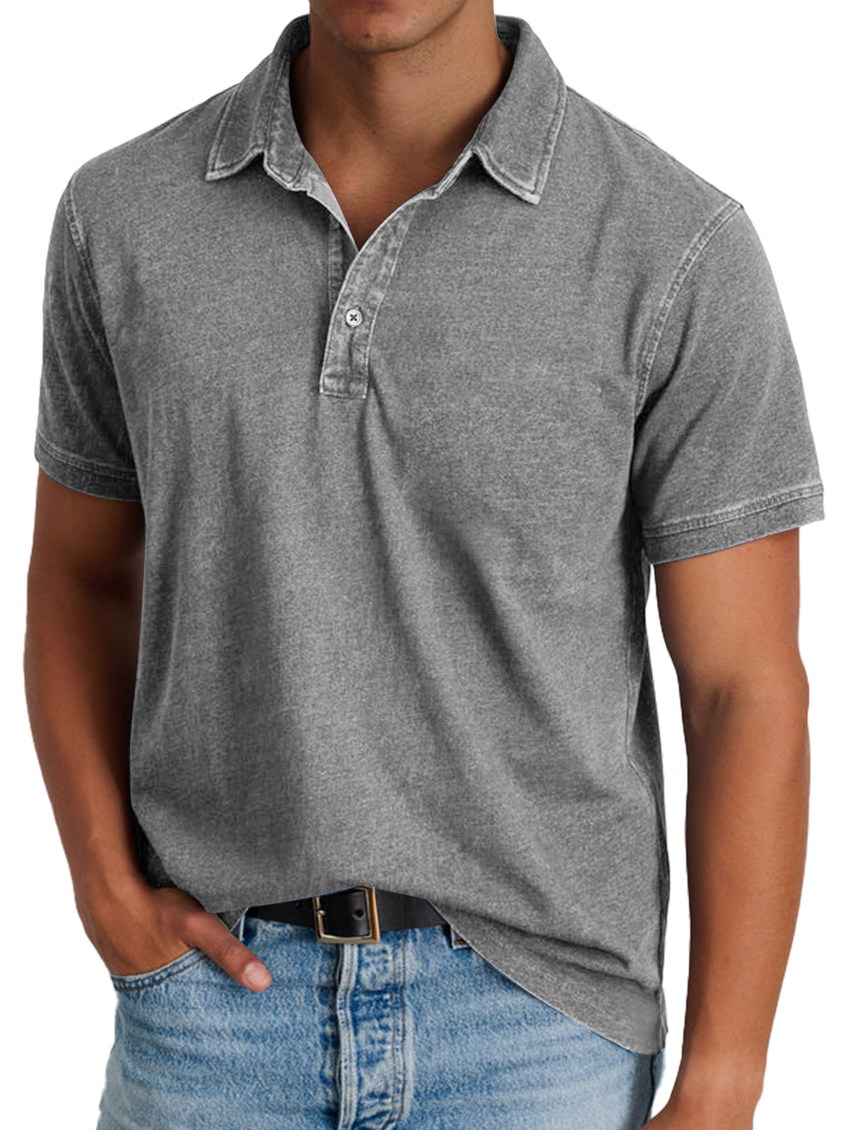 Rocco - Classic Textured Button Shirt | By Mason & Reed London