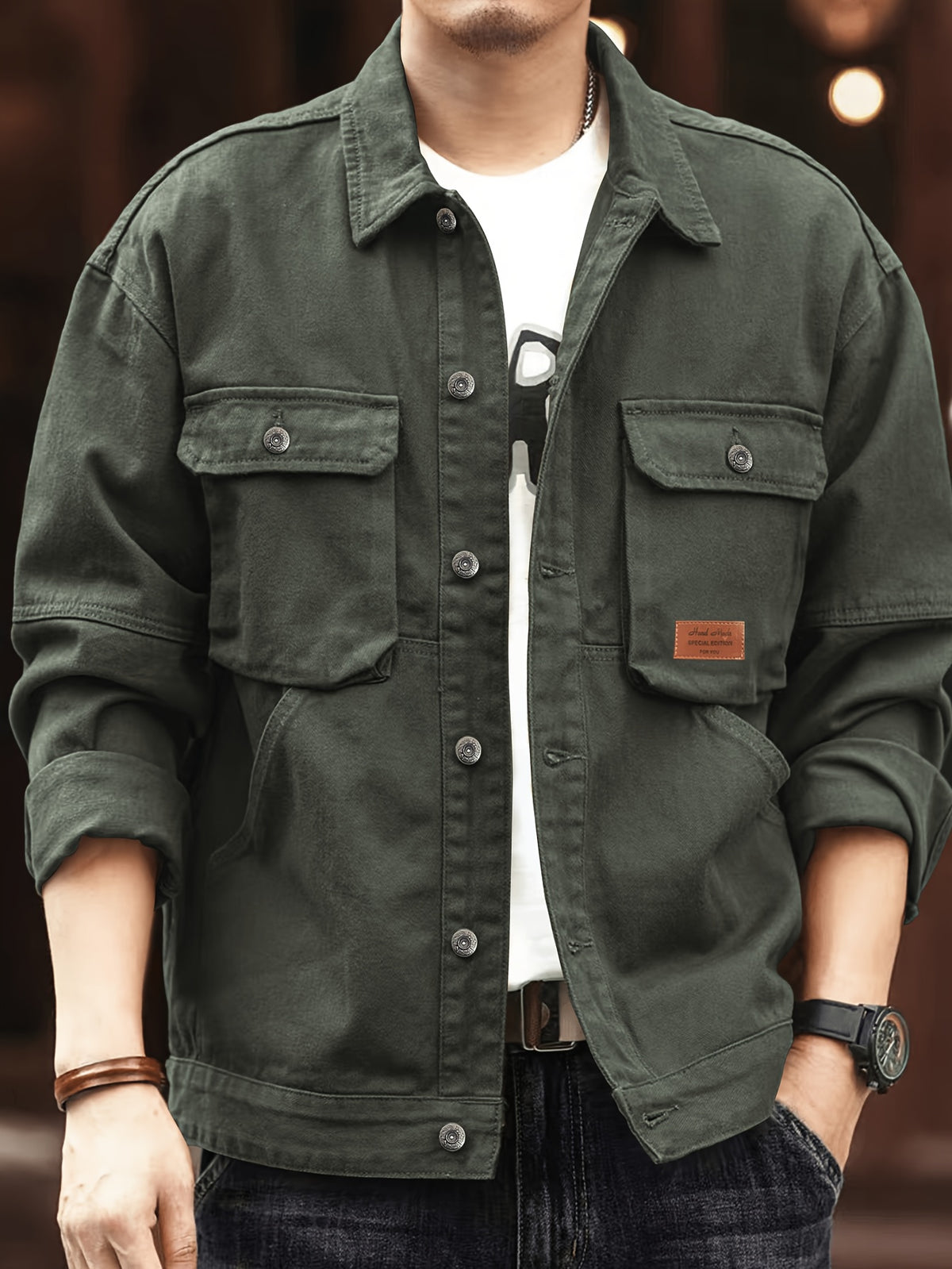 Greg - Casual Multi-Pocket Jacket | By Mason & Reed London