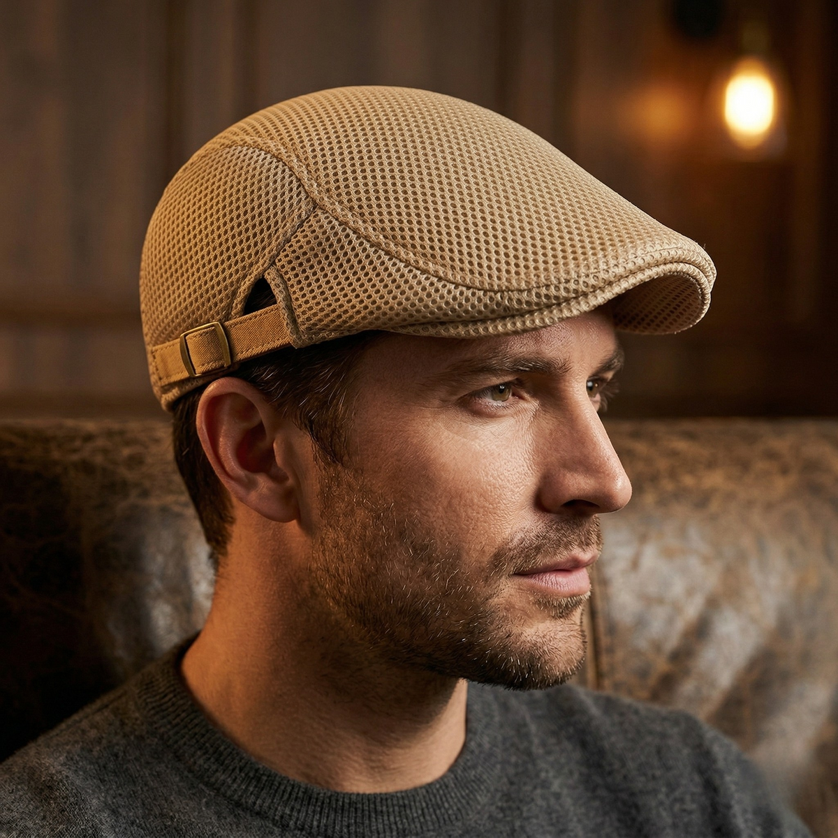 Tajon - Classic Ventilated Ivy Cap | By Mason & Reed London