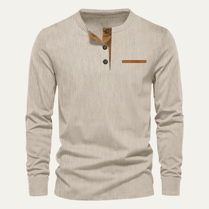 Casey - Casual Henley Shirt | By Mason & Reed London