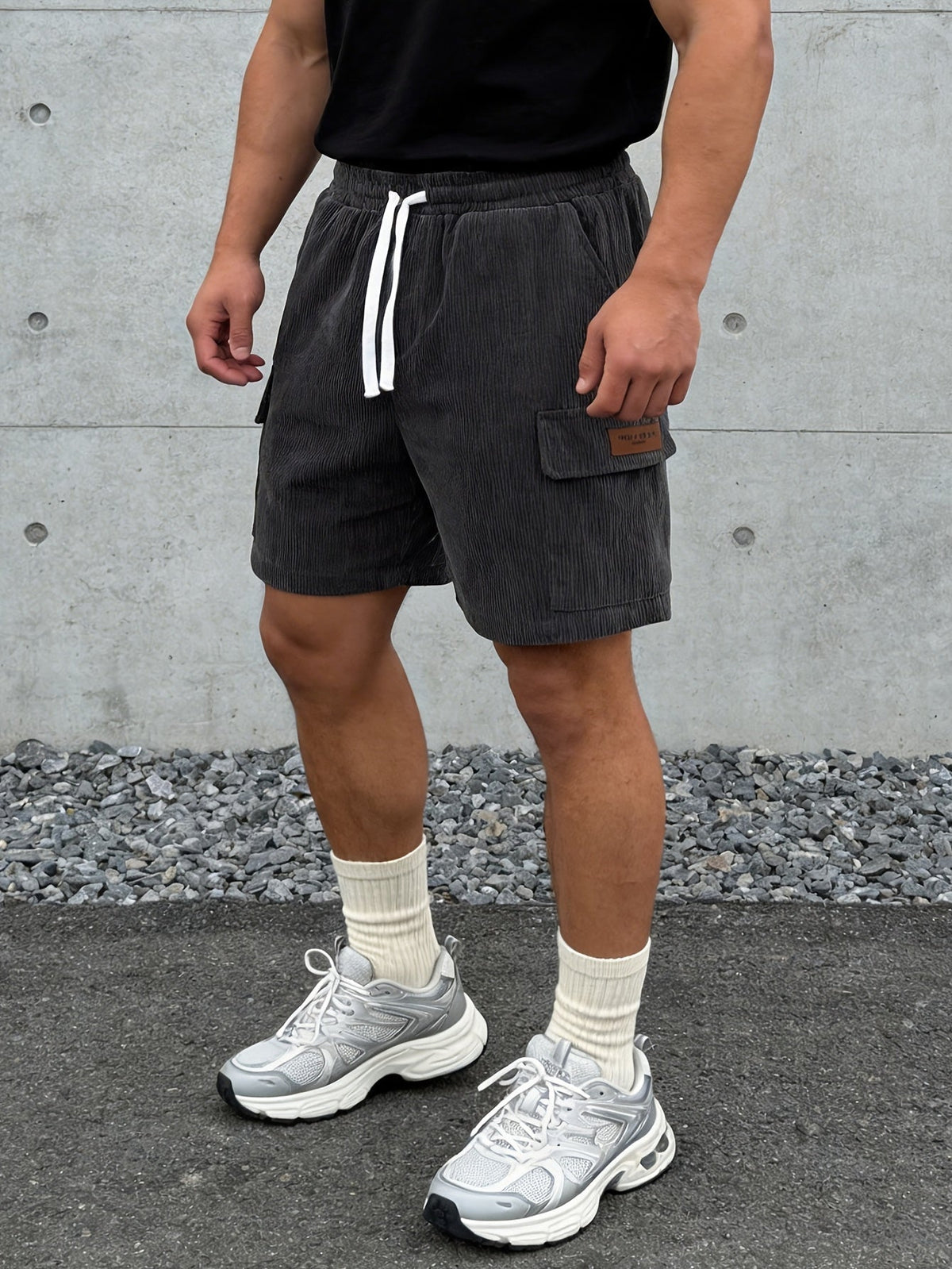 Murphy - Casual Corduroy Cargo Shorts | By Mason & Reed London