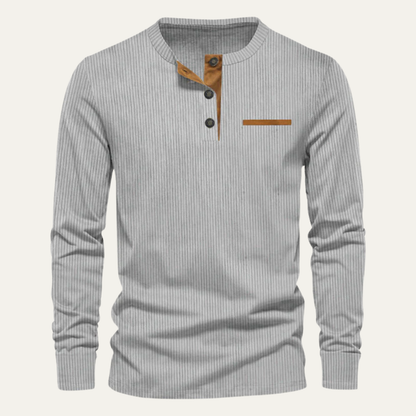 Casey - Casual Henley Shirt | By Mason & Reed London