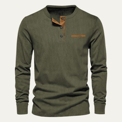 Casey - Casual Henley Shirt | By Mason & Reed London