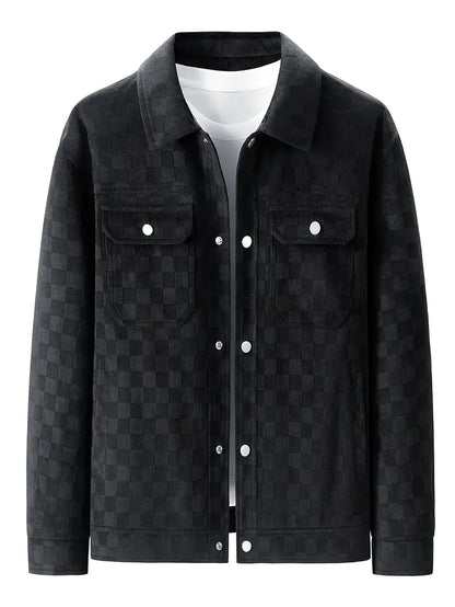 Xavi - Timeless Check Pattern Jacket | By Mason & Reed London