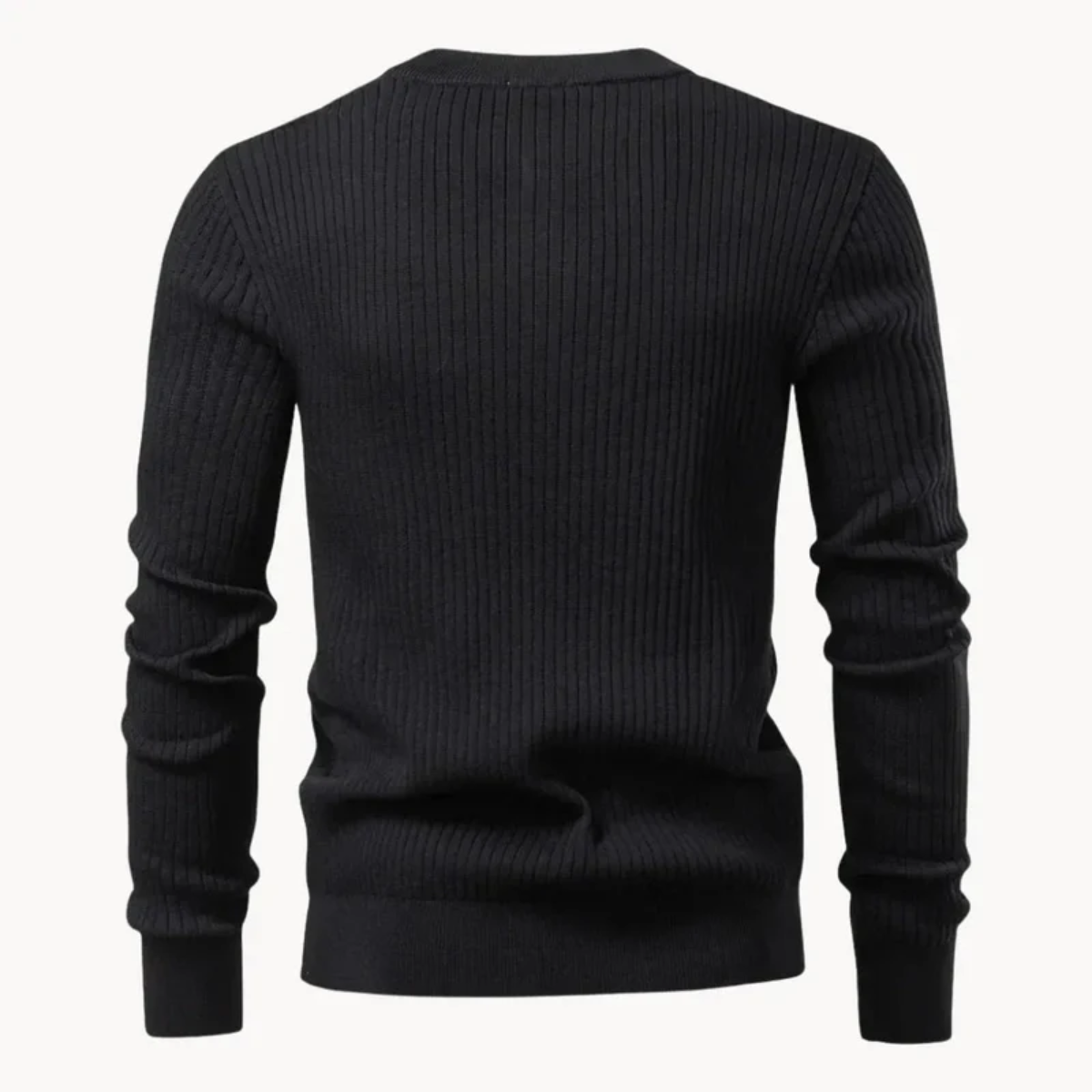 Antoine - Modern Crew Neck Textured Sweater | By Mason & Reed London