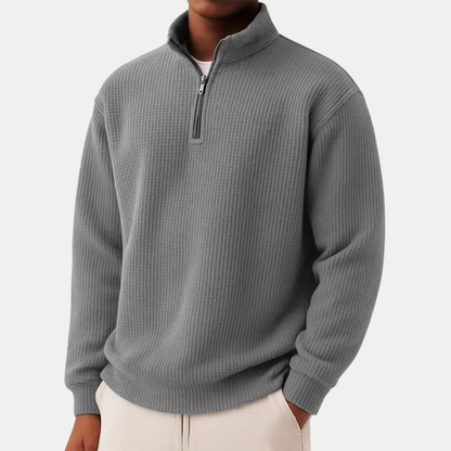 Chase - Zip Sweater | By Mason & Reed London