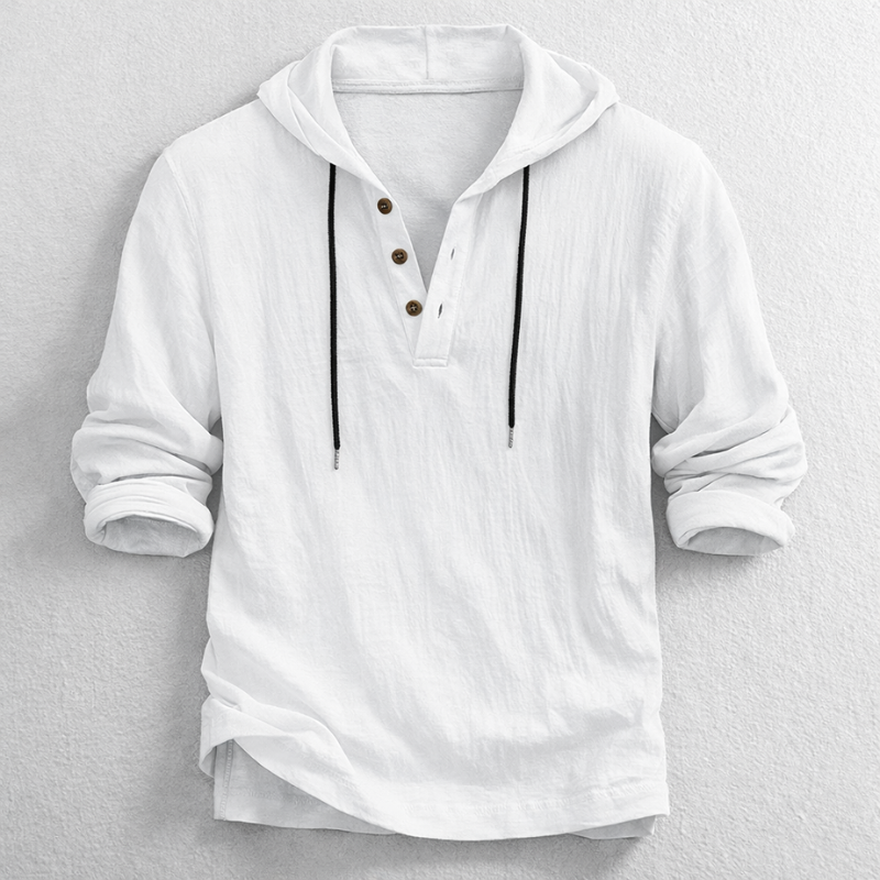 Tiernan - Relaxed Utility Hoodie Shirt | By Mason & Reed London
