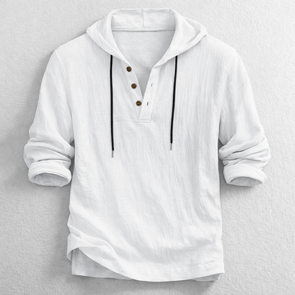 Tiernan - Relaxed Utility Hoodie Shirt | By Mason & Reed London
