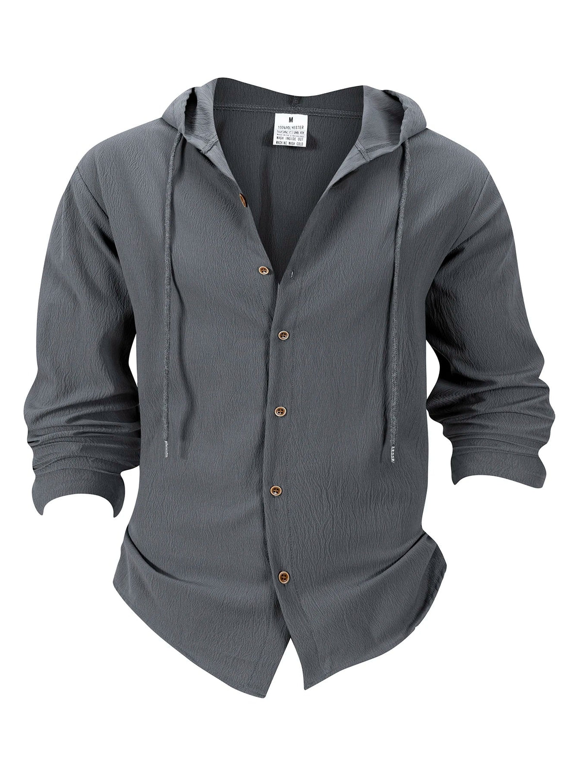 Denzel - Casual Outdoor Hooded Button Shirt | By Mason & Reed London