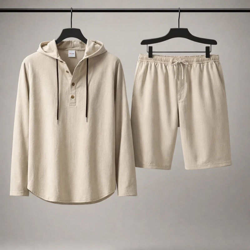 Rafferty - Casual Linen Shirt & Shorts Set | By Mason & Reed London