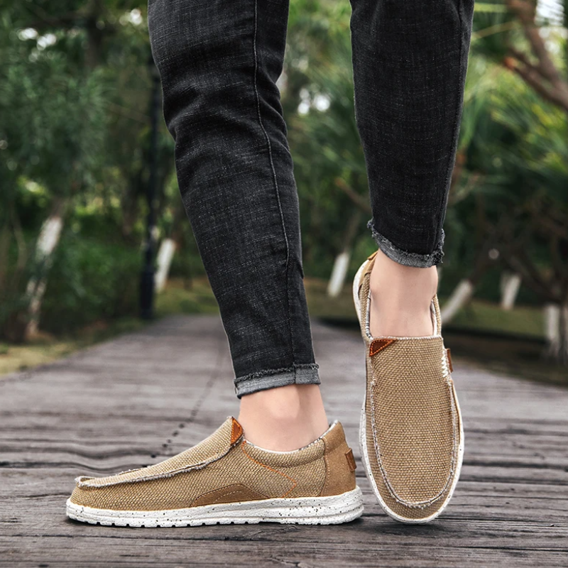 Maxime - Classic Comfort Canvas Loafers | By Mason & Reed London