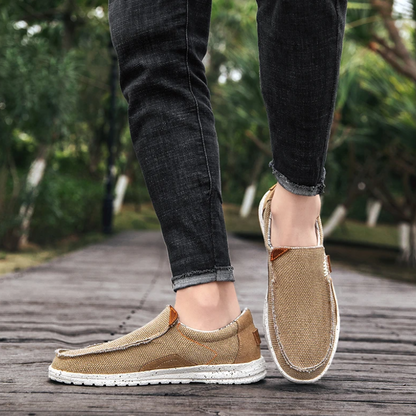 Maxime - Classic Comfort Canvas Loafers | By Mason & Reed London