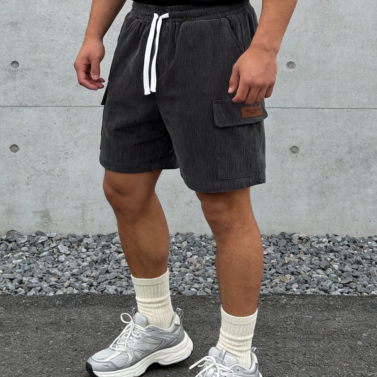 Murphy - Casual Corduroy Cargo Shorts | By Mason & Reed London