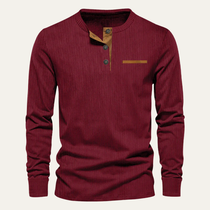 Casey - Casual Henley Shirt | By Mason & Reed London