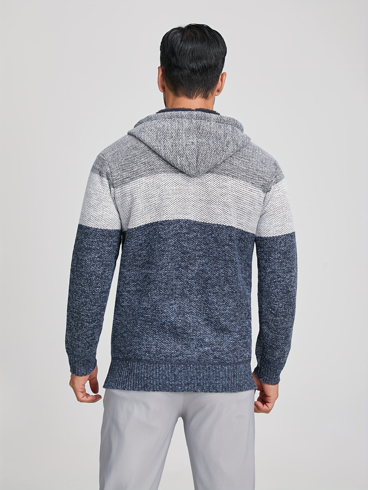 Clinton - Colour Block Hooded Jacket | By Mason & Reed London