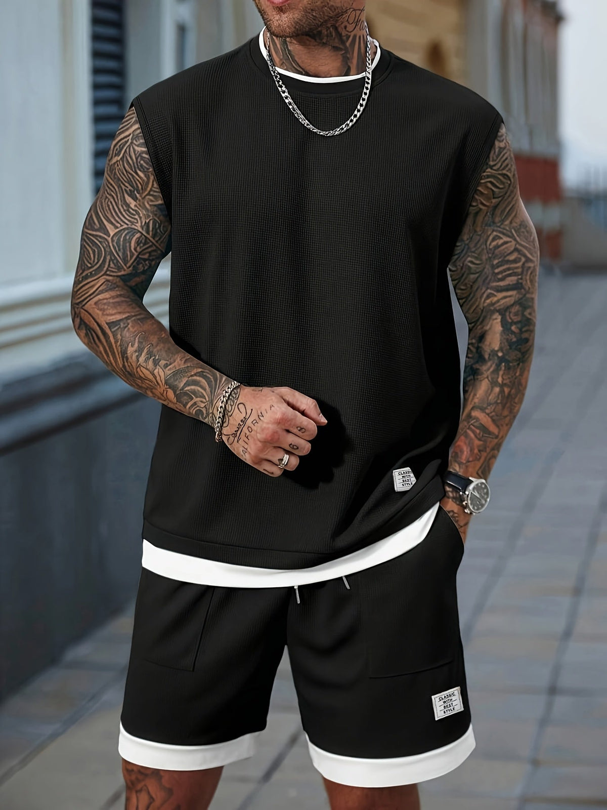Javier -  Casual Sports Shorts Set | By Mason & Reed London