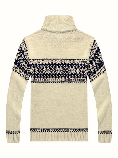 Abraham - Heritage Patterned Cardigan | By Mason & Reed London