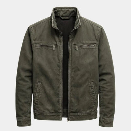 Kyle - Vintage Zip Utility Jacket | By Mason & Reed London