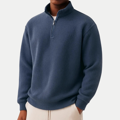 Chase - Zip Sweater | By Mason & Reed London