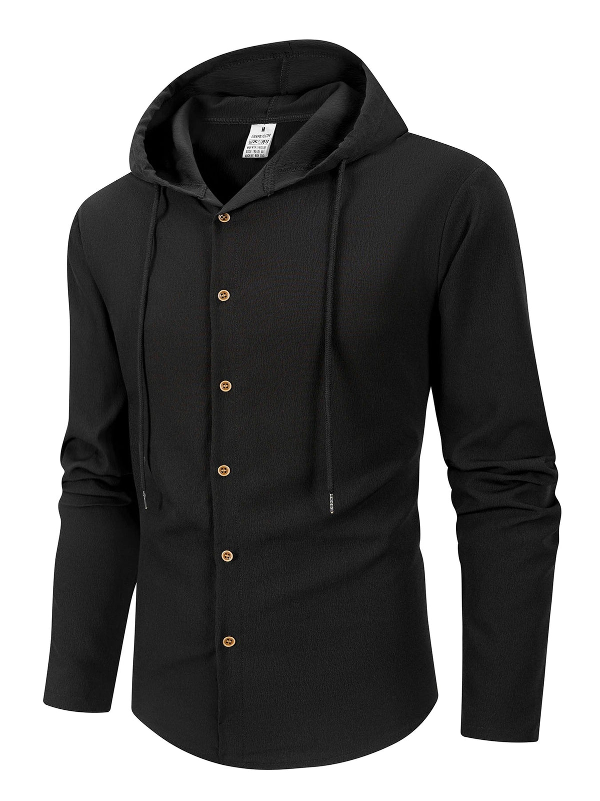 Denzel - Casual Outdoor Hooded Button Shirt | By Mason & Reed London
