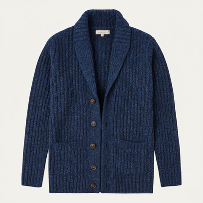 Gavin - Refined Collar Cardigan | By Mason & Reed London